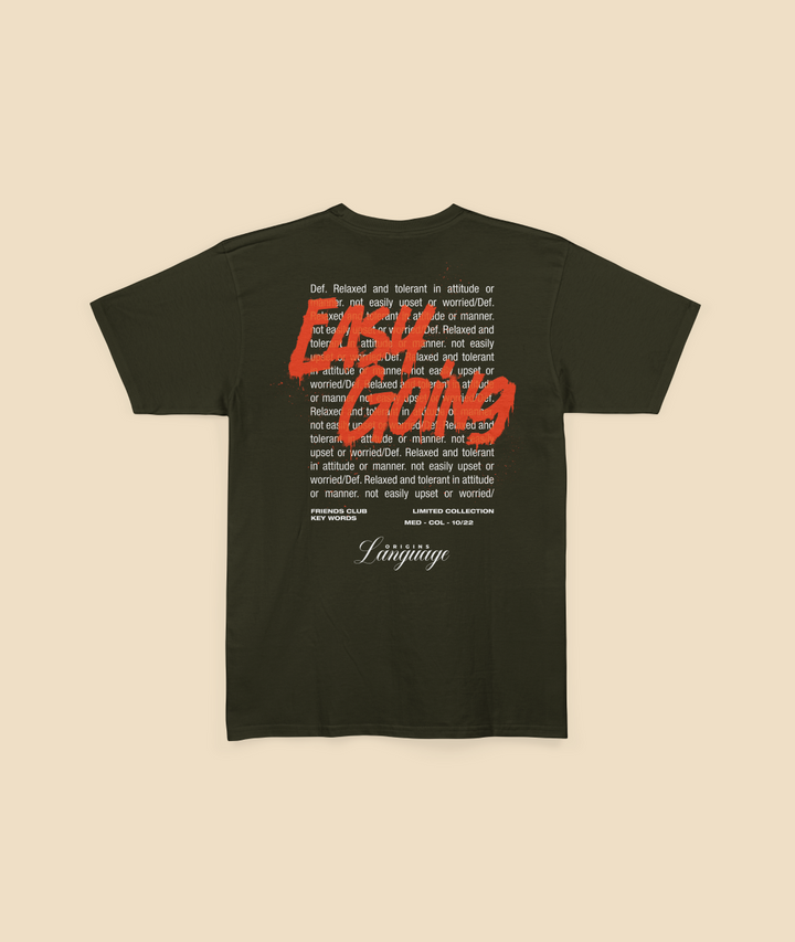 ORIGINS LANGUAGE EASYGOING VERDE - T SHIRT