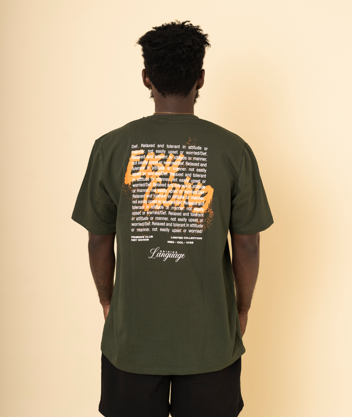 ORIGINS LANGUAGE EASYGOING VERDE - T SHIRT